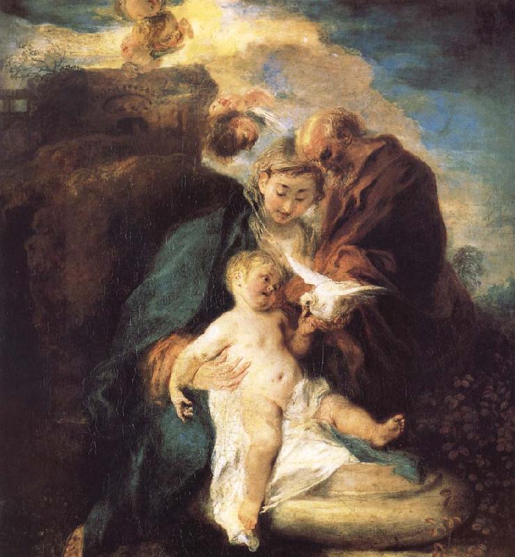 Jean antoine Watteau The rest in the flight to Egypt oil painting image